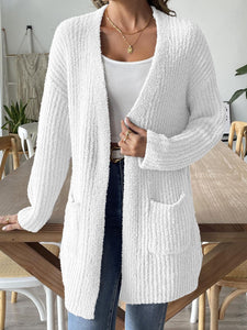 Open Front Long Sleeve Cardigan (3 colors)