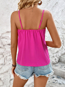 Contrast V-Neck Cami (3 colors)