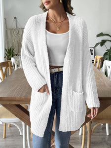 Open Front Long Sleeve Cardigan (3 colors)