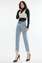 Load image into Gallery viewer, Kancan Raw Hem High Rise Straight Jeans