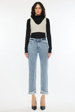 Load image into Gallery viewer, Kancan Raw Hem High Rise Straight Jeans