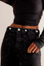 Load image into Gallery viewer, Washed Wide Leg Jeans with Pockets