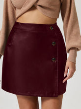 Load image into Gallery viewer, Buttoned High Rise Mini Skirt (2 colors)