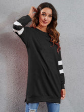 Load image into Gallery viewer, Full Size Striped Round Neck Long Sleeve T-Shirt (4 colors)