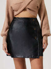 Load image into Gallery viewer, Buttoned High Rise Mini Skirt (2 colors)