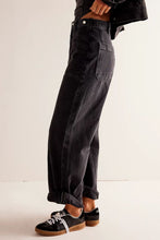 Load image into Gallery viewer, Washed Wide Leg Jeans with Pockets