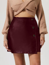 Load image into Gallery viewer, Buttoned High Rise Mini Skirt (2 colors)