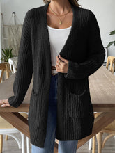 Load image into Gallery viewer, Open Front Long Sleeve Cardigan (3 colors)