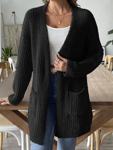 Open Front Long Sleeve Cardigan (3 colors)